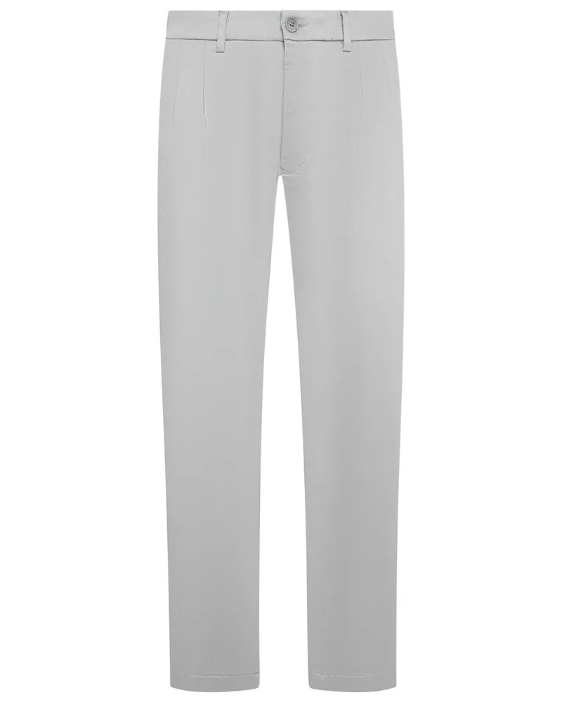 Drykorn Chino Maryko aus leicht elastischem Baumwoll-Mix, Relaxed Fit in Hellgrau