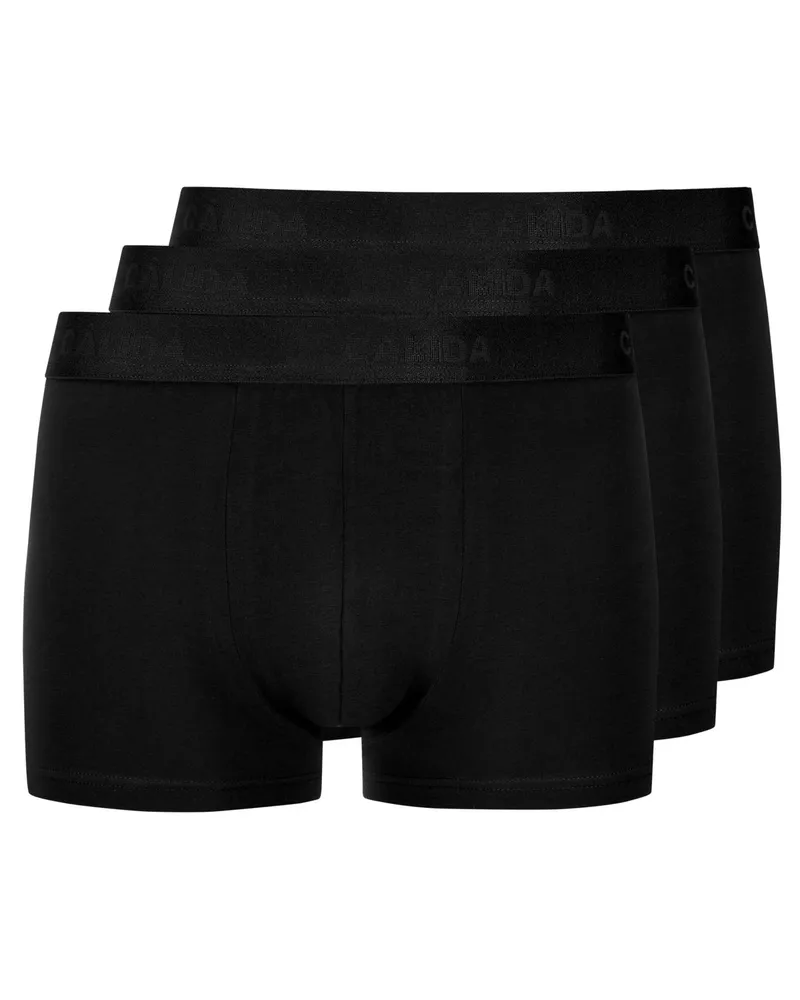 Calida Elastische Boxer-Trunks in Jersey-Qualität Schwarz