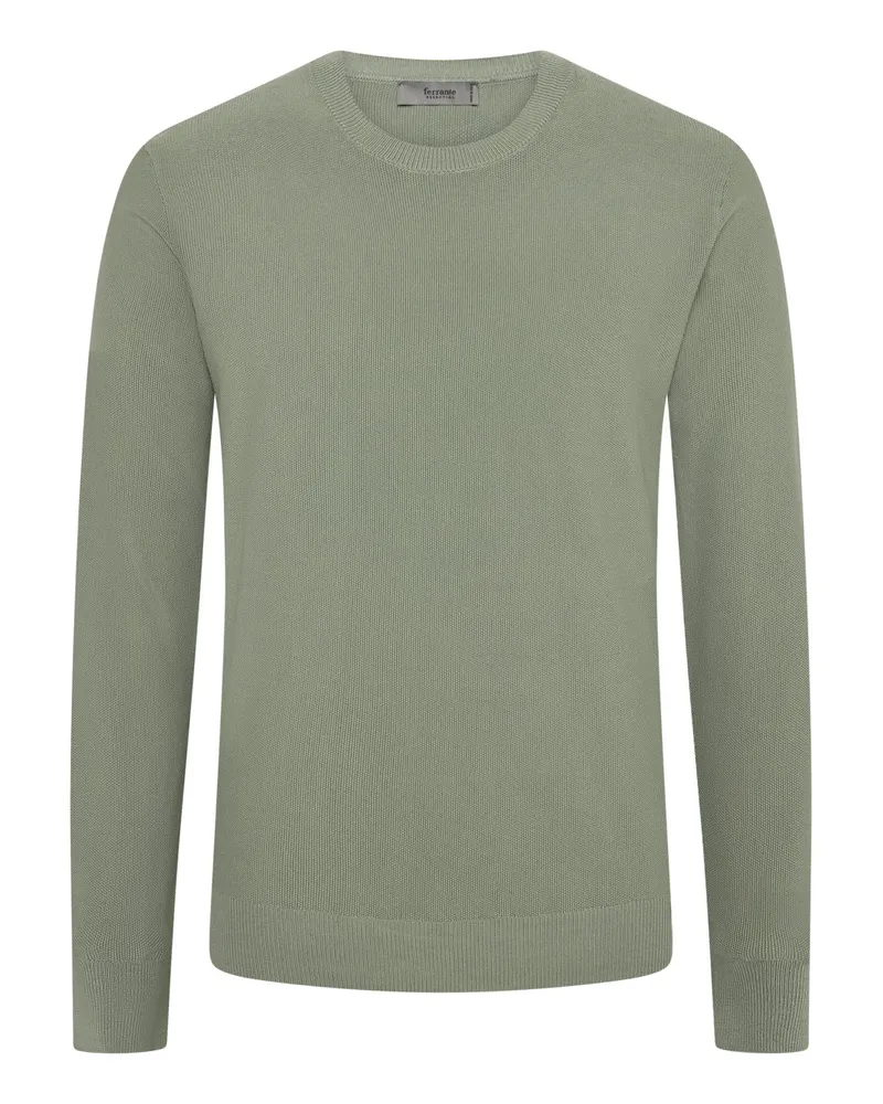 Ferrante Leichter Rundhalspullover aus Baumwolle in Mint