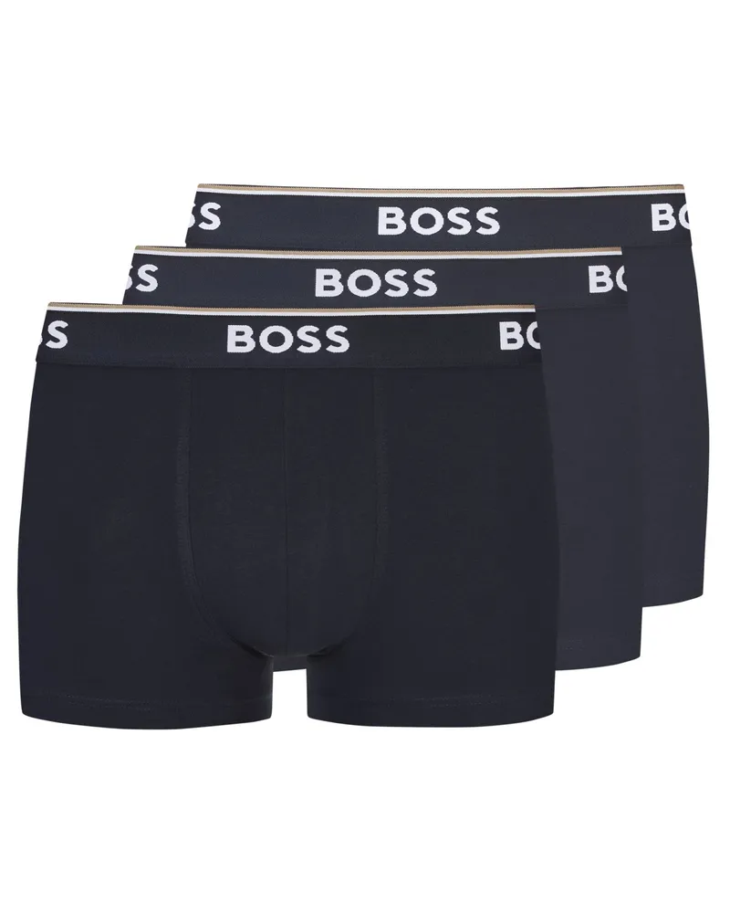 HUGO BOSS 3er Pack Boxer Trunks mit Stretchanteil in Marine