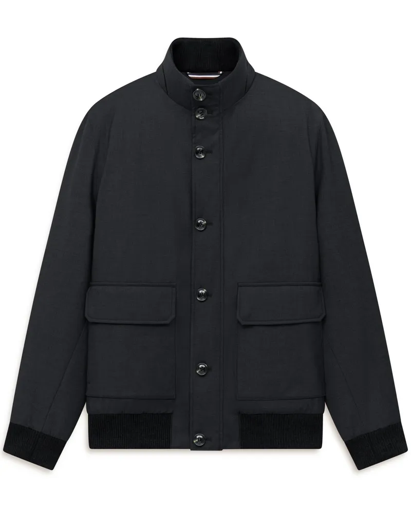 Bugatti Blouson in Wolloptik mit Stretchanteil in Marine
