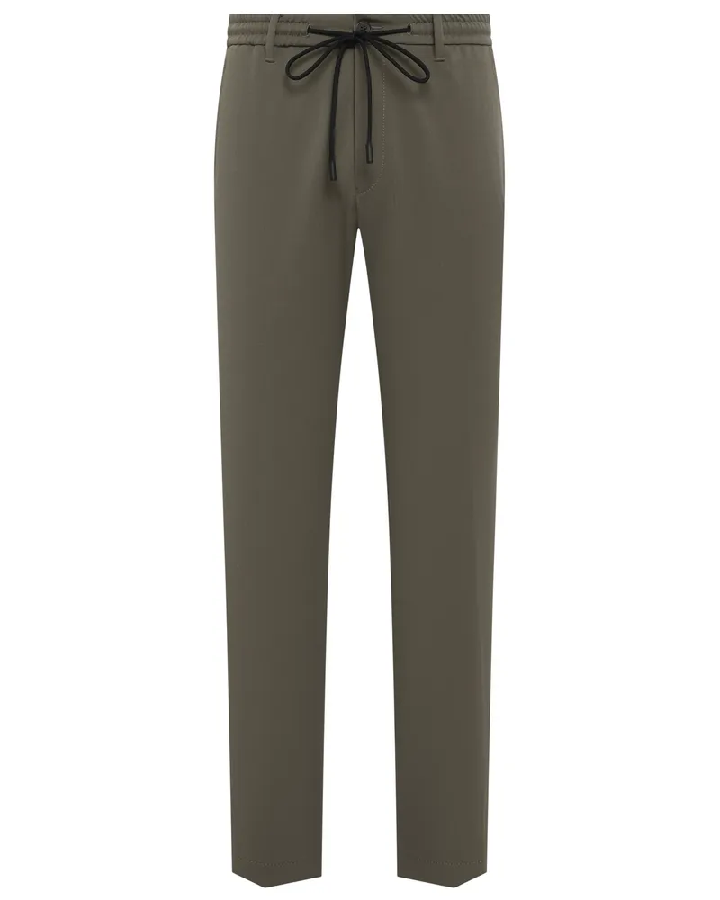 Drykorn Chino Deger mit Kordelzug aus einem Stretch-Mix, Regular Fit in Braun