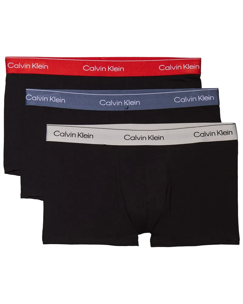 Calvin Klein 3er Pack Boxer-Trunks mit Stretchanteil in Schwarz