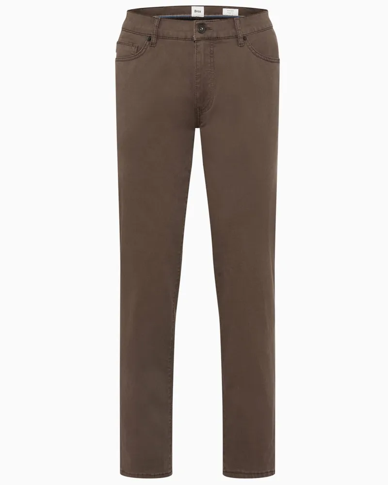 Brax 5 Pocket-Hose Cadiz Marathon, Straight Fit in Dunkelbraun