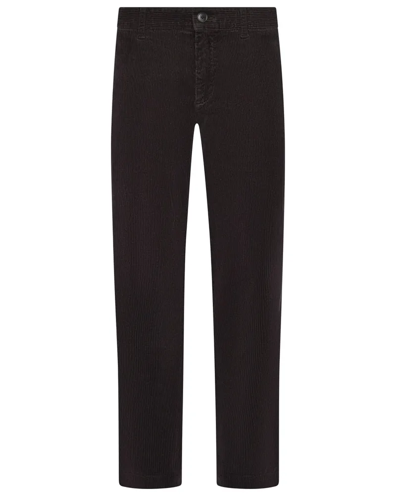 HUGO BOSS Cordhose aus Baumwolle mit Stretch, Tapered Fit in Dunkelbraun