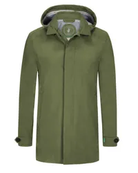 Save The Duck Leichter Parka in recycelter Qualität Oliv