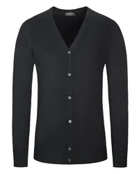 John Smedley Cardigan aus reiner Merinowolle Schwarz