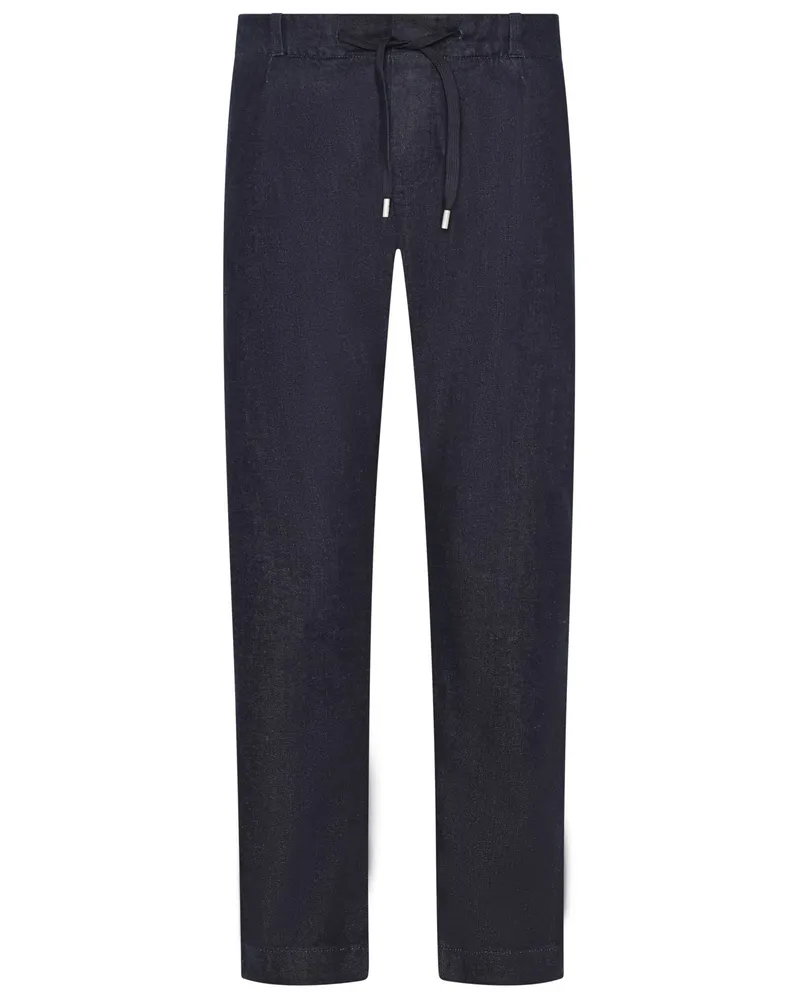 Replay Replay x FC Bayern Joggpants aus einem Denim-Baumwoll-Stretch in Schwarzblau