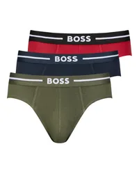 HUGO BOSS 3er Pack Mini-Slips mit Label-Bund in Stretch-Qualität Rot