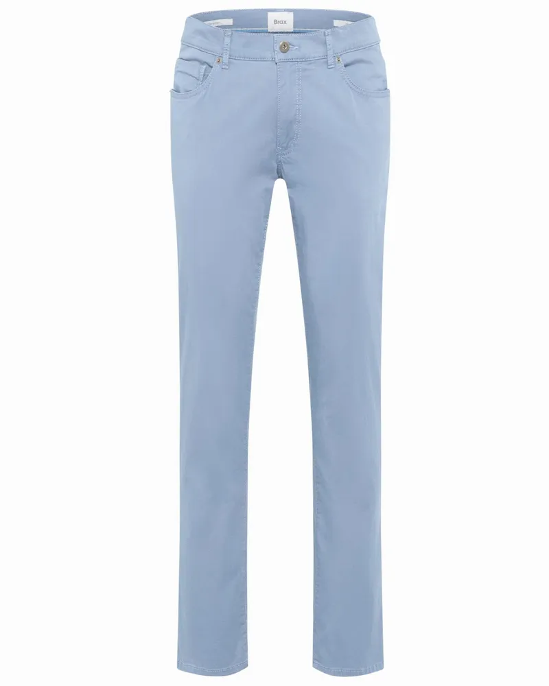 Brax Stretch 5 Pocket-Hose Cadiz in Ultralight Satin-Qualität, Regular Fit in Blau