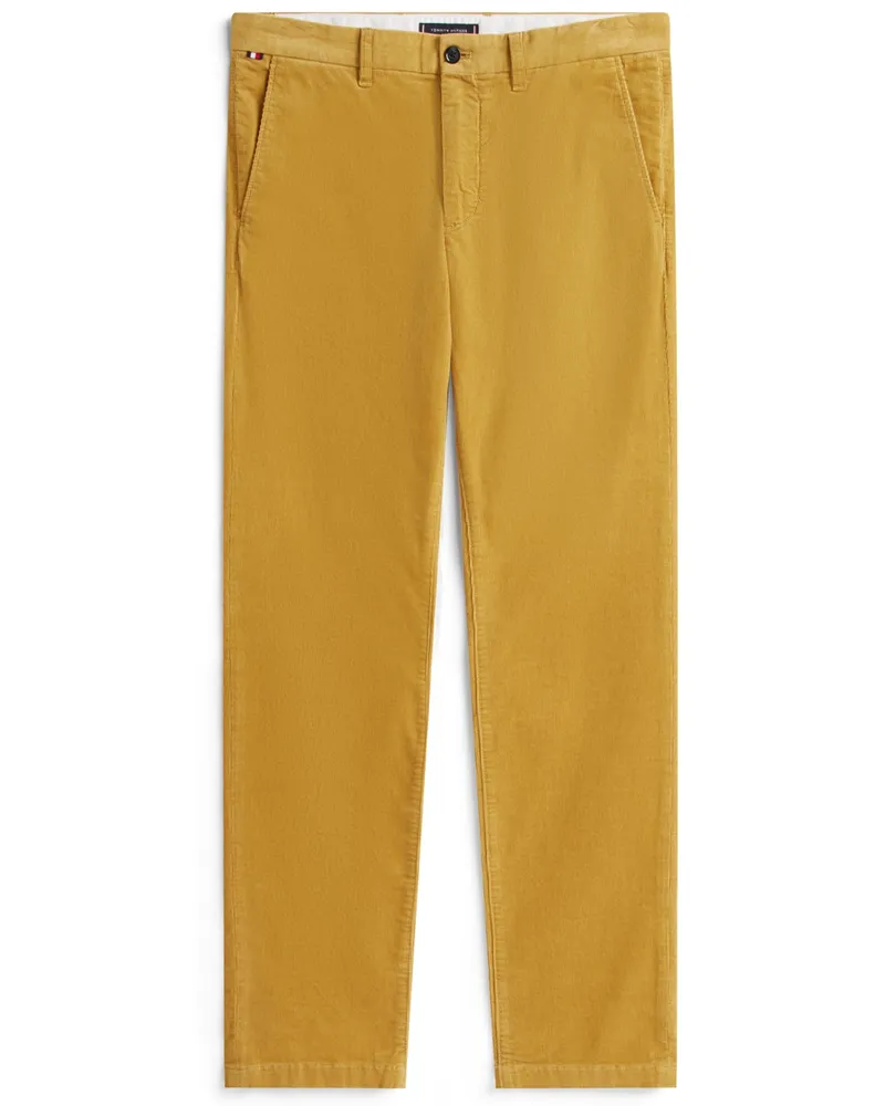 Tommy Hilfiger Cordhose Denton mit Stretchanteil, Straight Fit in Gelb