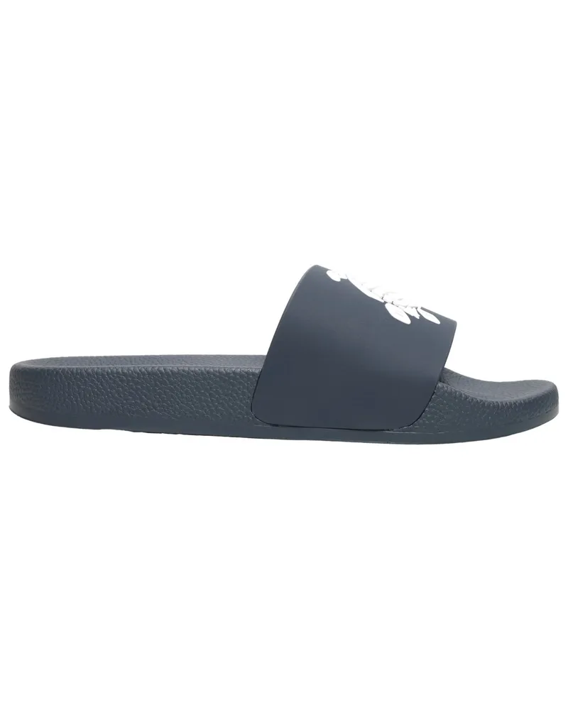 Vilebrequin Cadence-Badeschuhe mit geprägtem Turtle-Motiv in Marine