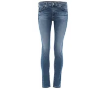 Damen Jeans LEGGING ANKLE Mid Waist in Deep Dive /Blau