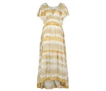 Kleid DAUPHINE aus Viskose mit Allover-Print in Prisma bei/Gelb