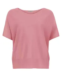 Drykorn Feinstrick-Shirt SOMELI aus Baumwolle in Red 5703 und /Rosa Rosa