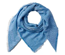 Tuch ARIAN aus Baumwolle in Soft Azure /Blau
