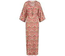 Kleid KAFTAN mit Ethno-Muster in Red kaufen /Mehrfarbig