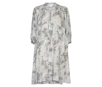 Kleid DJIPA aus Viskose in Dotty Heritage /WeißMehrfarbig