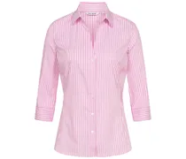 Bluse aus Baumwoll-Gemisch in Rosa-Weiß gestreift /WeißRosa
