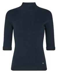 Mos Mosh Pullover TRUDY mit Ripp-Struktur in Salute Navy kaufen /Blau Blau