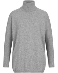 ALLUDE Rollkragen-Pullover aus Kaschmir in Grau /Grau Grau