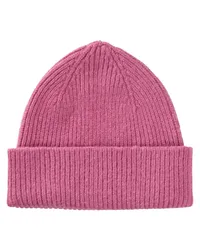 Le Bonnet Rippstrick-Beanie aus Wolle in Taffy /Pink Pink