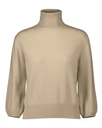 ALLUDE Rollkragenpullover aus Kaschmir in Almond /Beige Beige