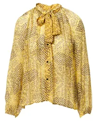 Lala Berlin Bluse BROOKS aus Viskose in Heritage Star Yellow /Gelb Gelb