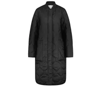 Klassischer Damen Mantel aus recyceltem Polyamid in Black /Schwarz