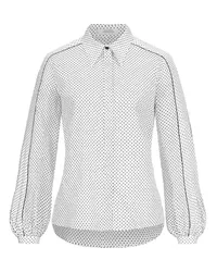 Dorothee Schumacher Bluse mit Punkten in Vivid Dots /Weiß Weiß