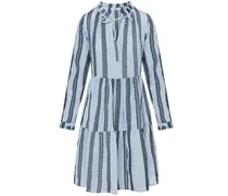 Kleid MILLY aus Baumwolle in Blau gemustert /Blau