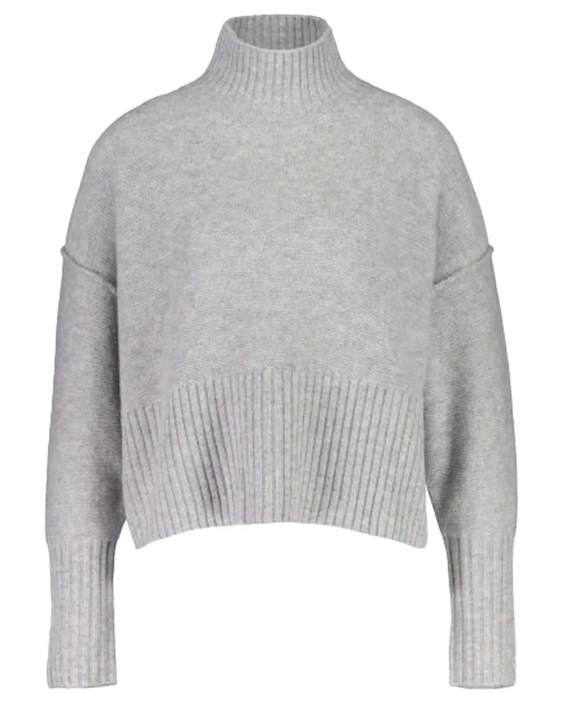 Better Rich Strickpullover RYE TURTLE mit Kaschmir in Grey Melange /Grau Grau