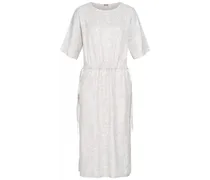 Kleid TAMASHA aus Cupro und Baumwolle mit Schlangenprint in Grey /Grau