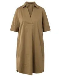 windsor. Hemdblusenkleid aus Baumwoll-Gemisch in Pastel Brown /Braun Braun