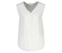 Bluse VERSEY Top mit Rüschen-Detail in White /Weiß