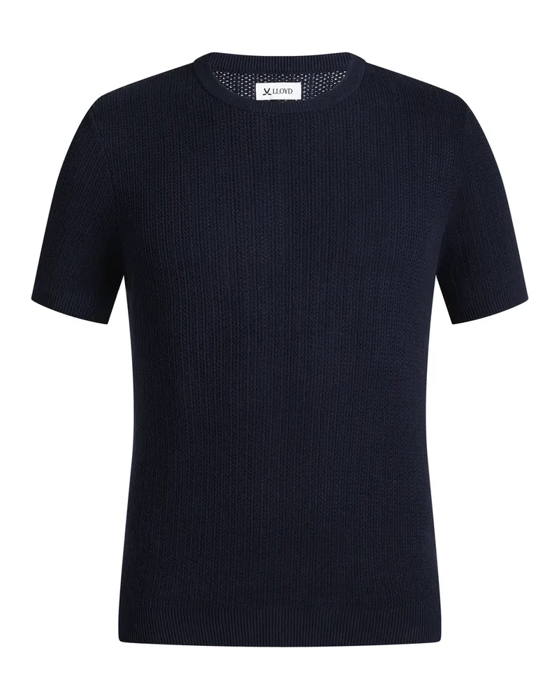 Lloyd Blau T-shirt Rundhals Blau