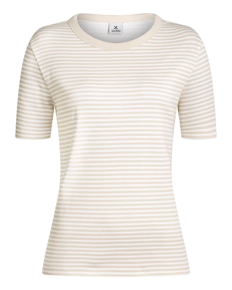Lloyd Weiss Damen T-shirt Rundhals Weiss Weiss