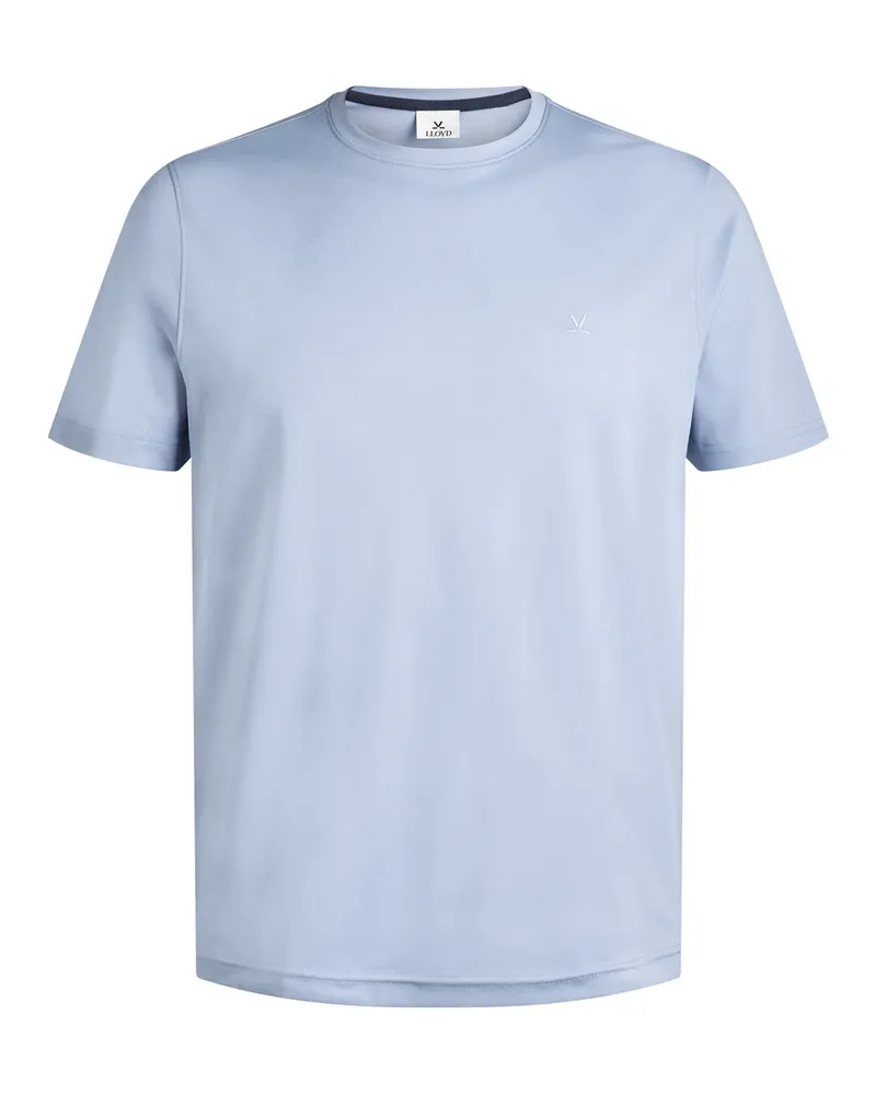 Lloyd Blau T-shirt Rundhals Blau