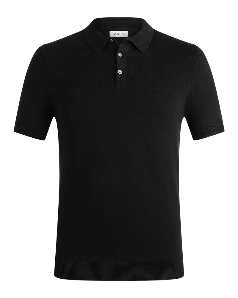 Lloyd Schwarz Poloshirt Schwarz
