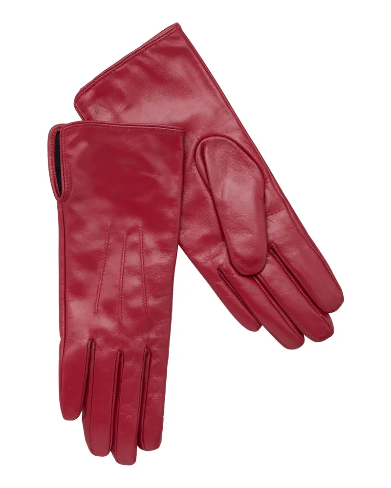 Lloyd Rot Glattleder | Damen Handschuhe Rot Rot
