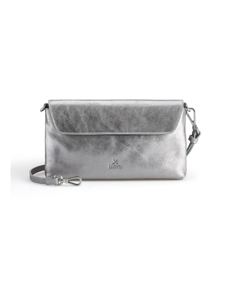 Lloyd Silber Glattleder | Damen Minibag/clutch Silber Silber