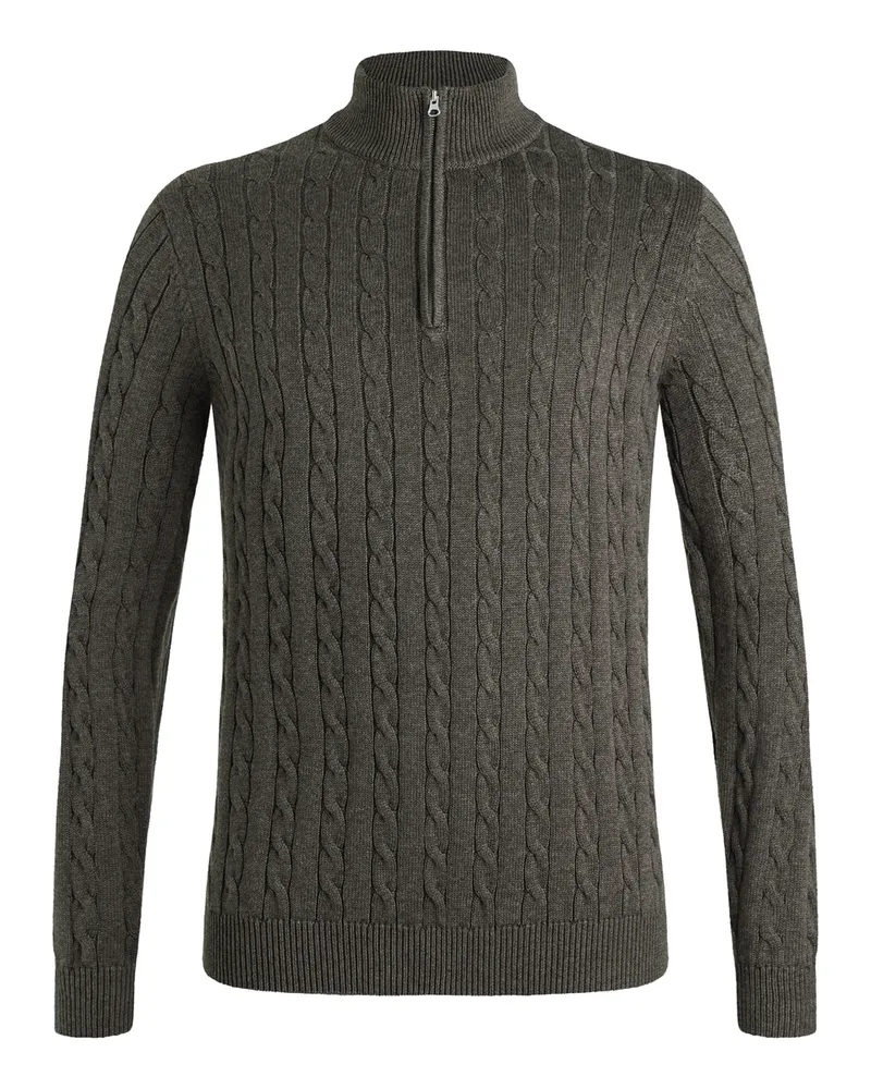 Lloyd Beige Strickpullover Troyer Beige