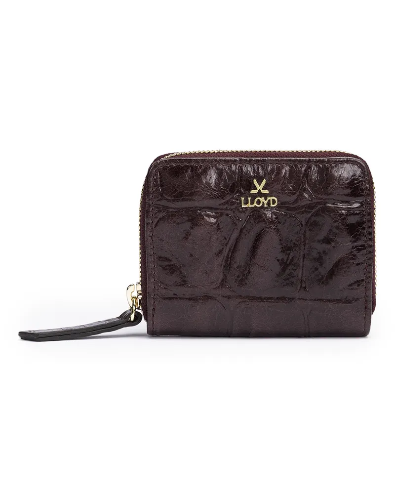 Lloyd Rot Effekt Leder | Damen Wallet Rot Rot