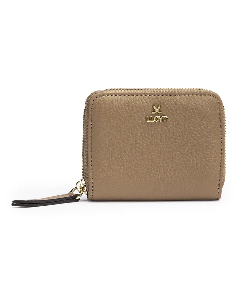 Lloyd Braun Genarbtes Leder | Damen Wallet Braun Braun