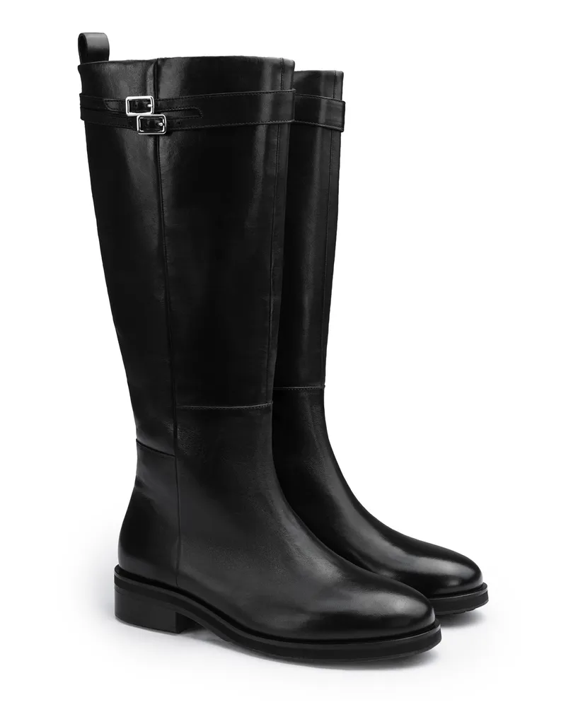 Lloyd Schwarz Glattleder | Damen Cleo 385 Schwarz Schwarz