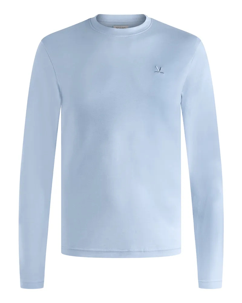 Lloyd Blau Jersey Long-sleeve Roundneck Blau