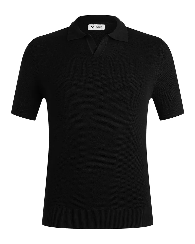 Lloyd Schwarz Poloshirt Schwarz