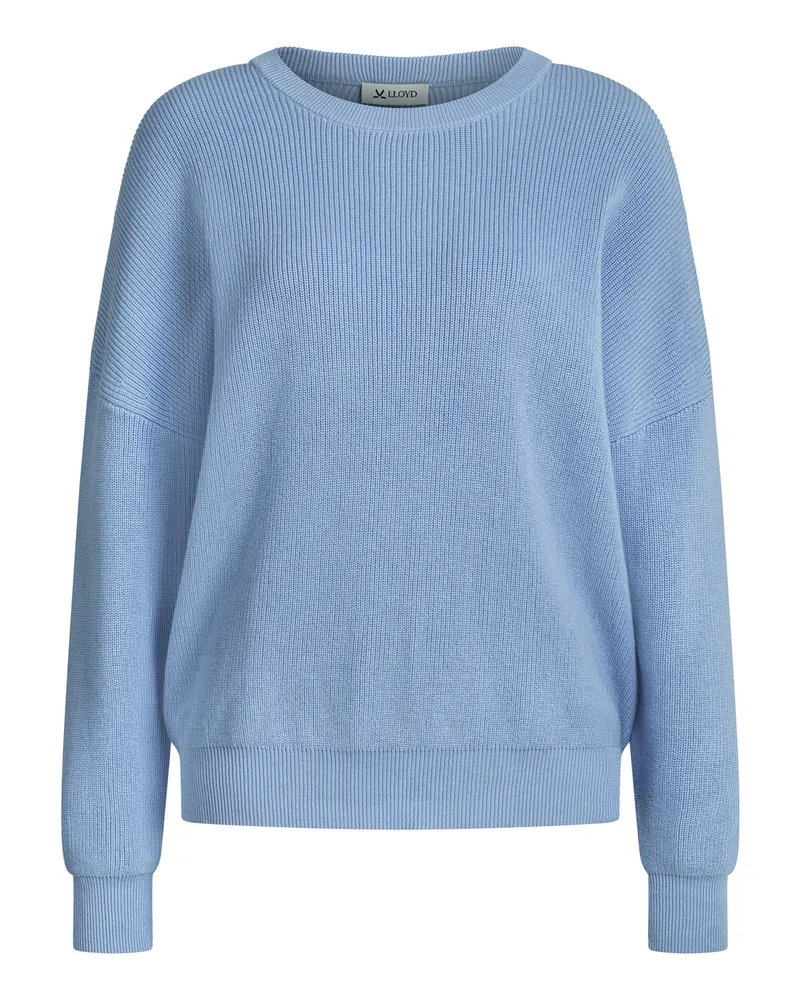 Lloyd Blau Damen Strickpullover Rundhals Blau Blau