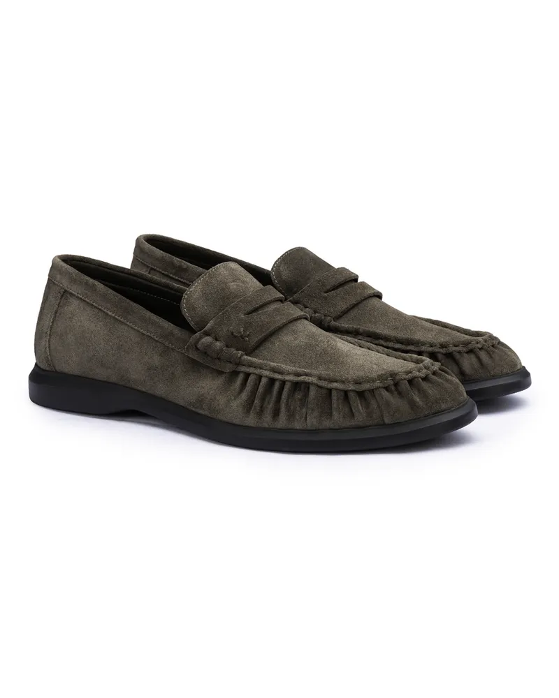 Lloyd Grün Glattleder | Rauleder | N-stride 240 Grün