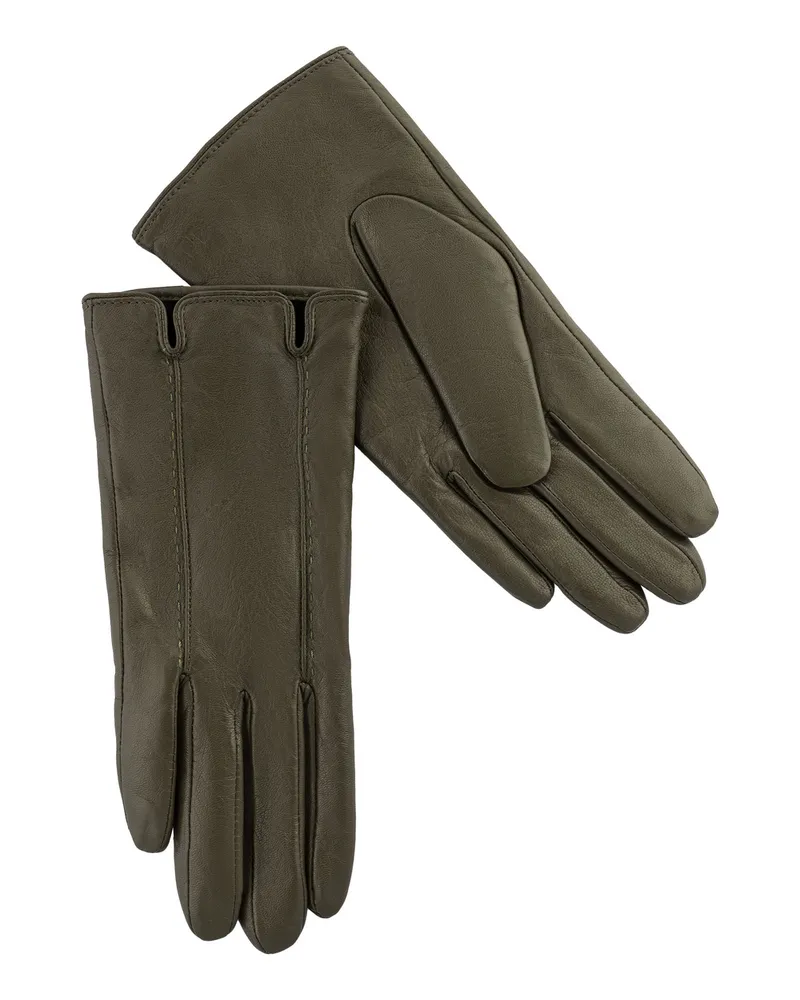 Lloyd Grün Glattleder | Damen Handschuhe Grün Grün